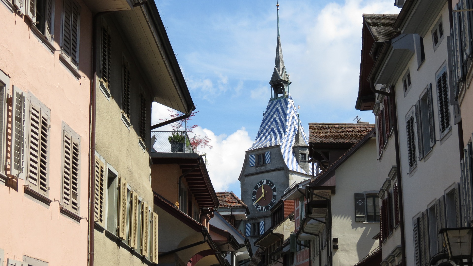 In den Gassen der Stadt Zug
